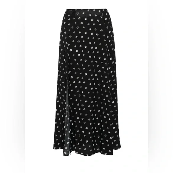 Reformation Zoe Side-Slit Midi Skirt - Picture 3 of 8